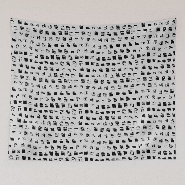 Item preview, Black square prints designed and sold by Olga Lashko.
