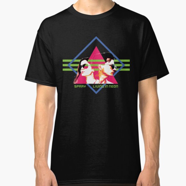 Spray - Living In Neon - Album Art Re-Imagined Classic T-Shirt