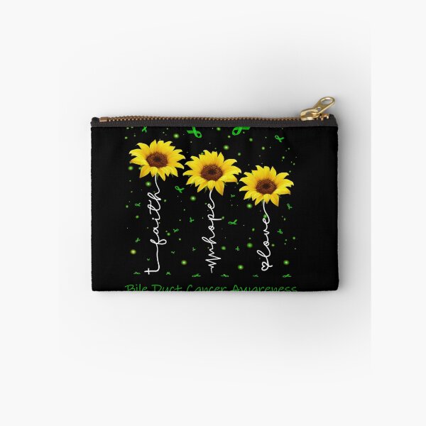 Item preview, Sunflower Faith Hope Love Bile Duct Cancer Awareness designed and sold by largellie.
