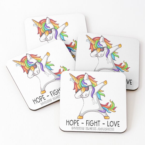 Item preview, Hope Fight Love Invisible Illness Awareness designed and sold by Brad-FI.