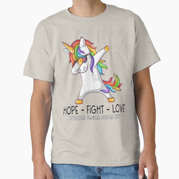 Item preview, Hope Fight Love Invisible Illness Awareness designed and sold by Brad-FI.