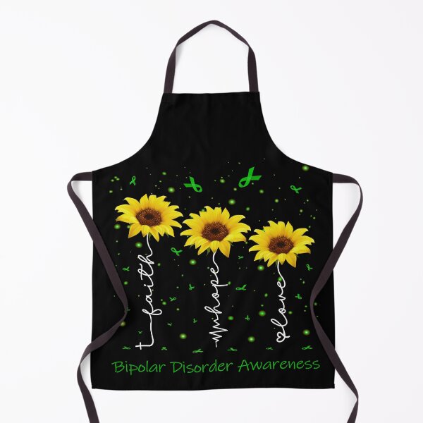 Item preview, Sunflower Faith Hope Love Bipolar Disorder Awareness designed and sold by largellie.