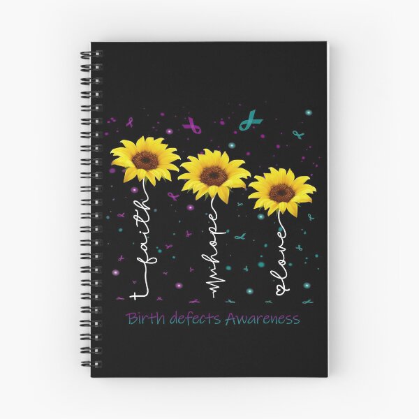 Item preview, Sunflower Faith Hope Love Birth defects Awareness designed and sold by largellie.