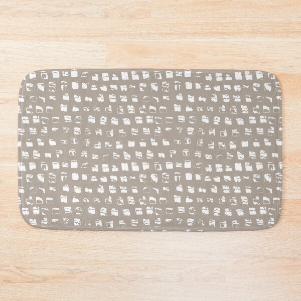 Item preview, White square prints designed and sold by Olga Lashko.