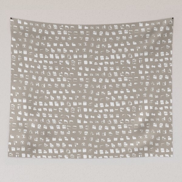 Item preview, White square prints designed and sold by Olga Lashko.