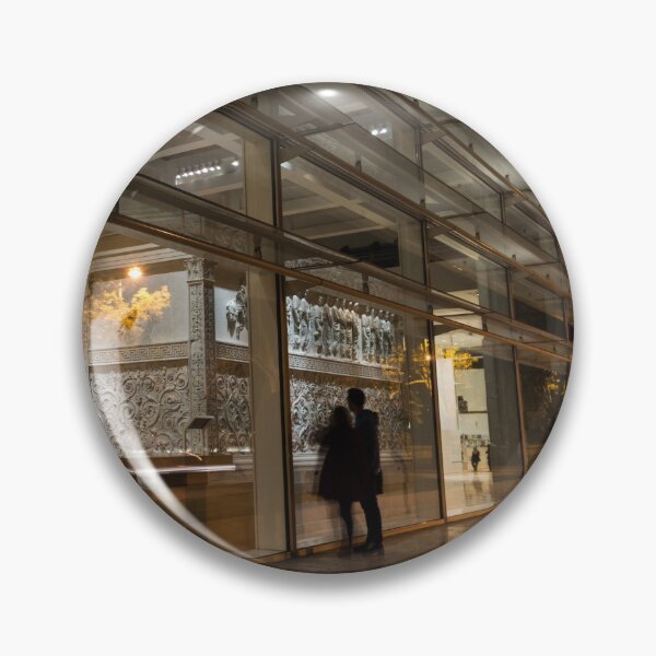 Item preview, The Marvels of Rome - Admiring Ara Pacis at Night designed and sold by Georgia Mizuleva.