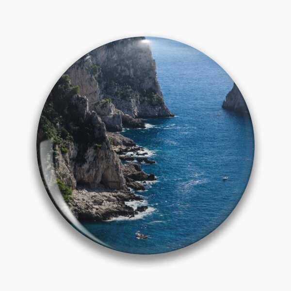Item preview, Limestone Cliffs and Seastacks - a Capri Island Vacation designed and sold by Georgia Mizuleva.
