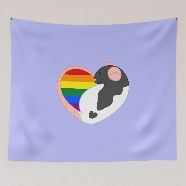 Item preview, Gay Pride Rat designed and sold by Dandyrats.