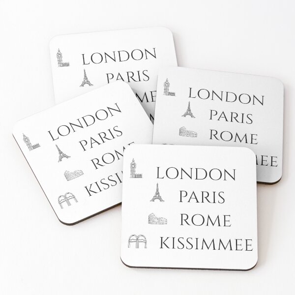 Item preview, Kissimmee Florida & London Paris Rome designed and sold by TYPhoenicians.