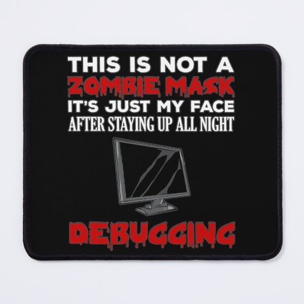 Item preview, Zombie Programmer Debugging Halloween designed and sold by DeesDeesigns.
