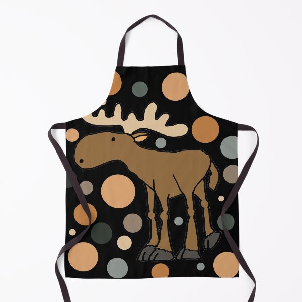 Item preview, Cool Moose and Circle Pattern Abstract Nature designed and sold by Nature's Fancy.