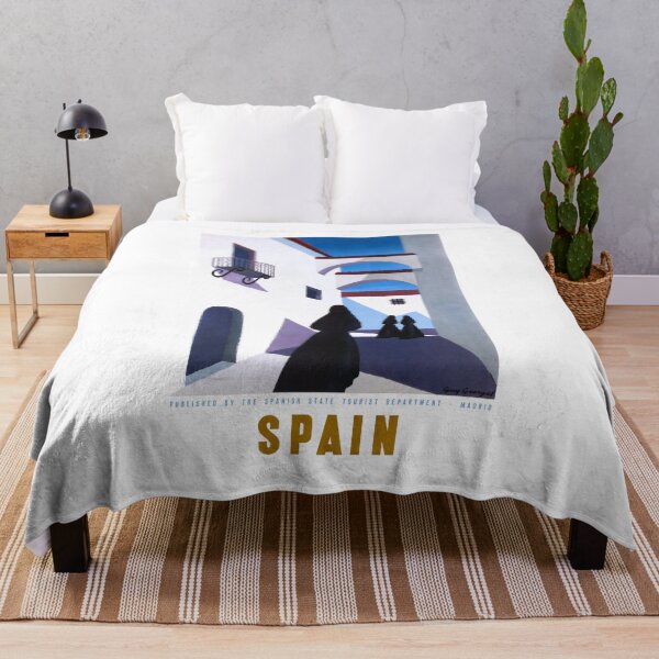 Item preview, 1950 SPAIN Guy Georget Travel Poster designed and sold by retrographics.