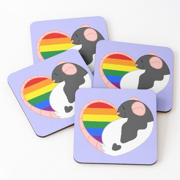 Item preview, Gay Pride Rat designed and sold by Dandyrats.