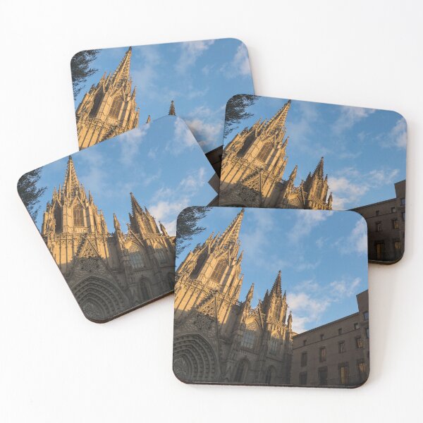 Item preview, Warm Sun Glow On The Cathedral Of Barcelona designed and sold by Georgia Mizuleva.