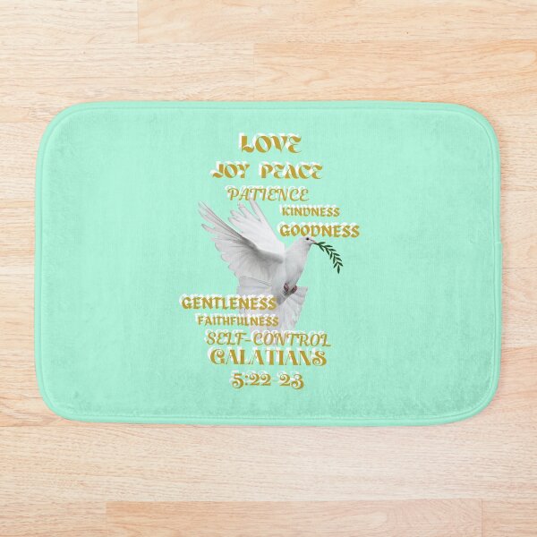 Item preview, Galatians 5:22 - Fruit of the Spirit Merchandise in Yellow/Gold on Mint Green (Excluding T-shirts) designed and sold by oorwinning.
