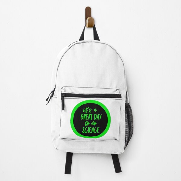 Item preview, It’s a great day to do science in black and green font on white background designed and sold by UncleStuScience.