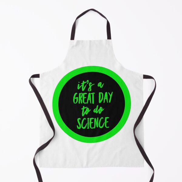 Item preview, It’s a great day to do science in black and green font on white background designed and sold by UncleStuScience.