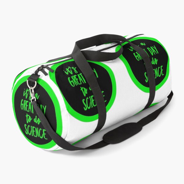 Item preview, It’s a great day to do science in black and green font on white background designed and sold by UncleStuScience.
