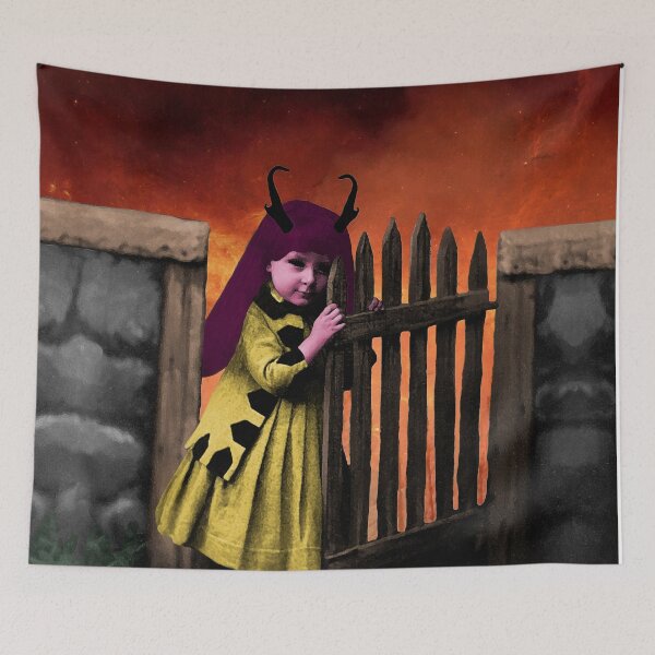 Item preview, The Demon Girl returns from her Visit with Grandpa Lucifer designed and sold by Loveday Funck.
