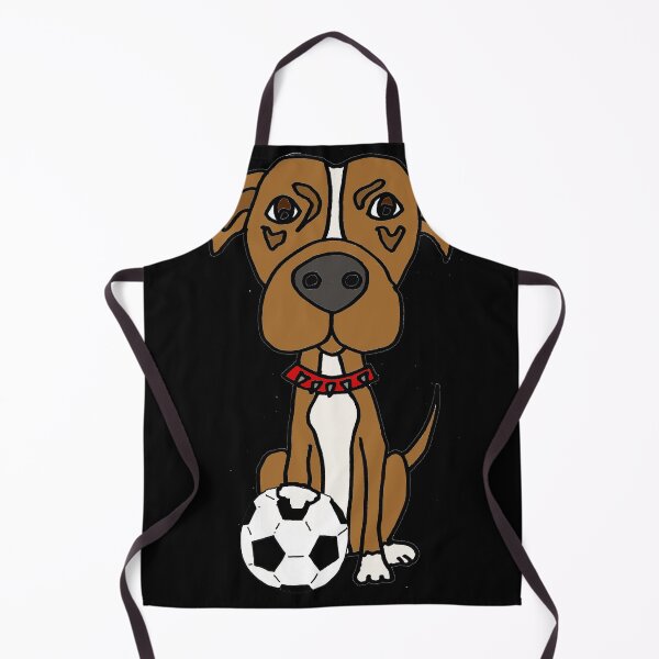 Item preview, Funny Pit Bull Dog Playing Soccer designed and sold by Nature's Fancy.