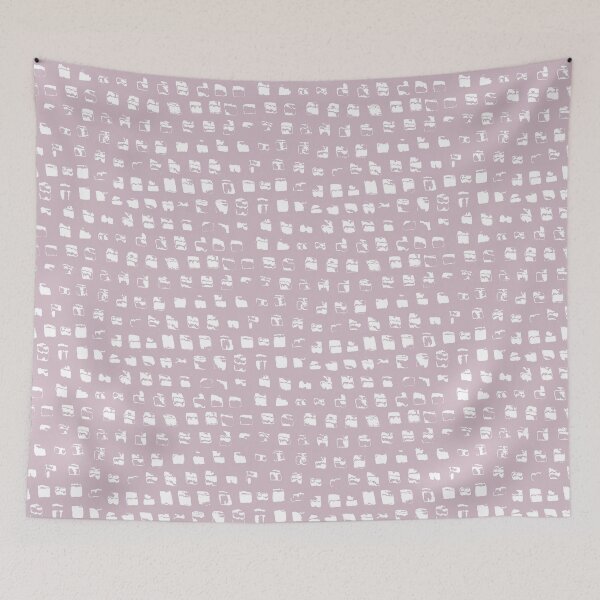 Item preview, White square prints designed and sold by Olga Lashko.