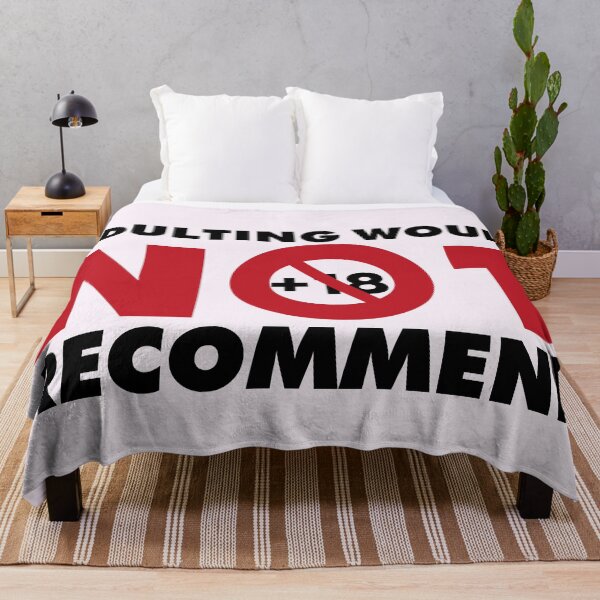Item preview, Adulting would not recommend designed and sold by MrAbde.