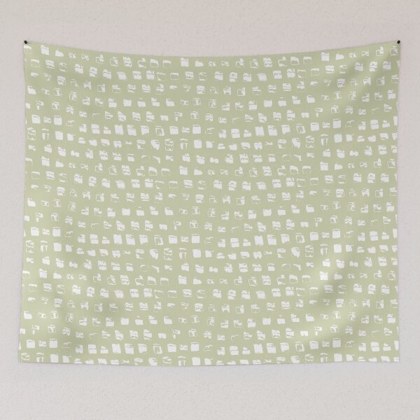 Item preview, White square prints designed and sold by Olga Lashko.