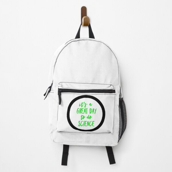 Item preview, It’s a great day to do science in green and white font on white background designed and sold by UncleStuScience.