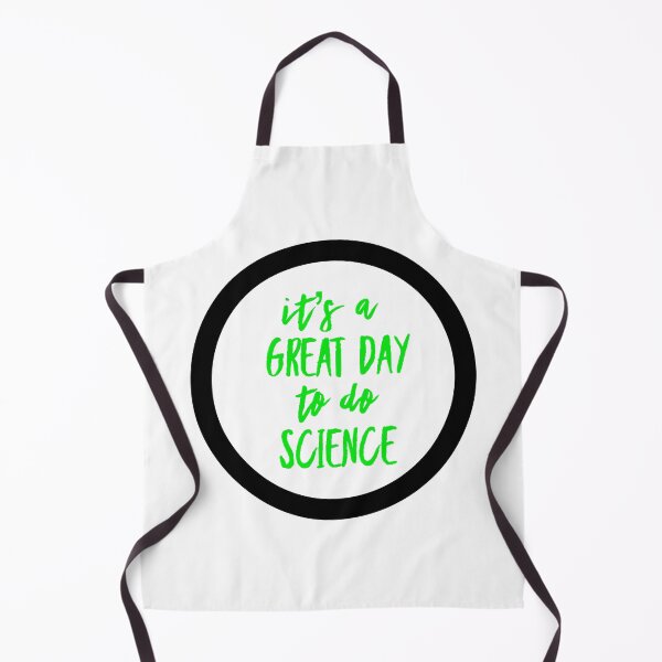 Item preview, It’s a great day to do science in green and white font on white background designed and sold by UncleStuScience.