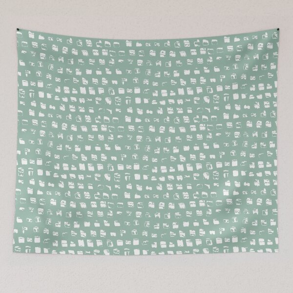 Item preview, White square prints designed and sold by Olga Lashko.