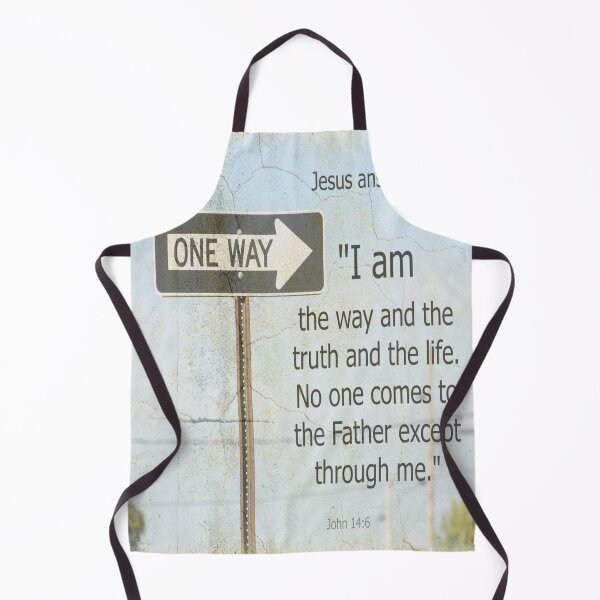 Item preview, One Way Sign, dePace', Bible verse, hope, truth, Jesus, John 14:6 designed and sold by mrpropcake.