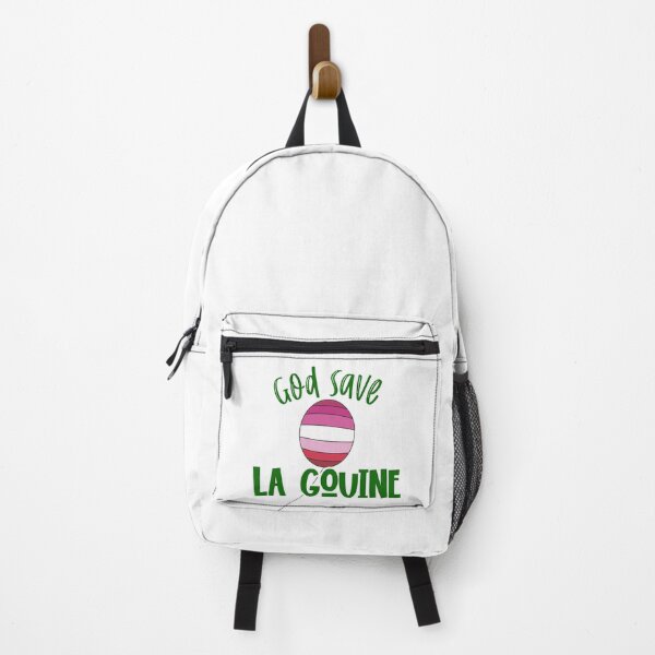 Item preview, God Save La Gouine - un ballon / drapeau lesbien designed and sold by incurablehippie.