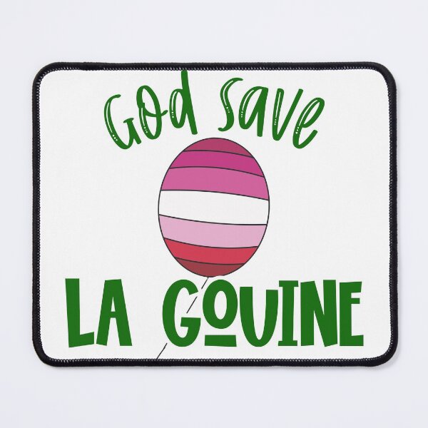 Item preview, God Save La Gouine - un ballon / drapeau lesbien designed and sold by incurablehippie.