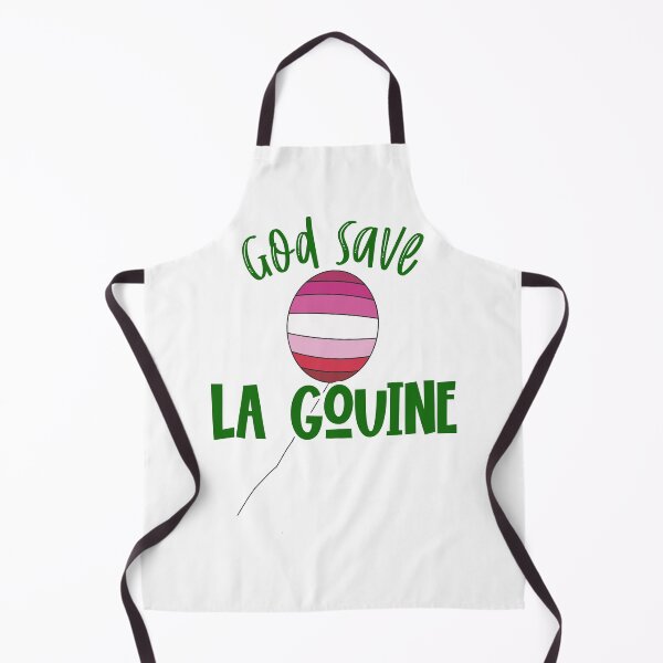 Item preview, God Save La Gouine - un ballon / drapeau lesbien designed and sold by incurablehippie.