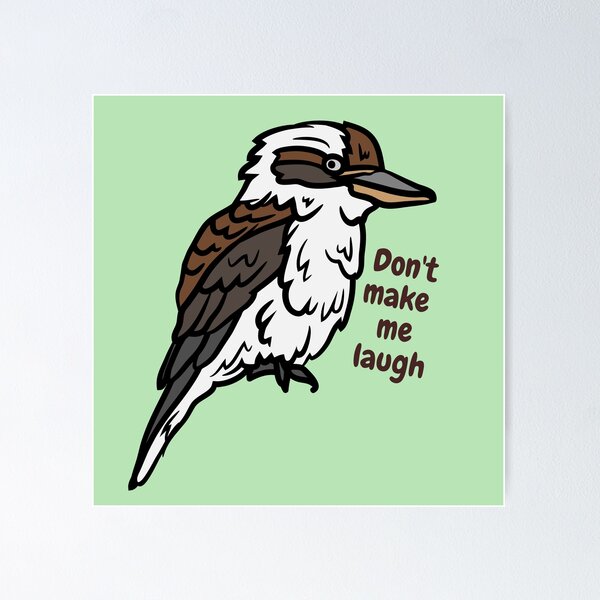 Item preview, The Laughing Captain Kookaburra-Dont Make Me Laugh designed and sold by Red-ElYoubi.