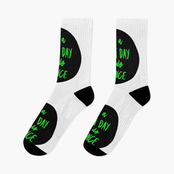 Item preview, It’s a great day to do science in green and black font on white background designed and sold by UncleStuScience.