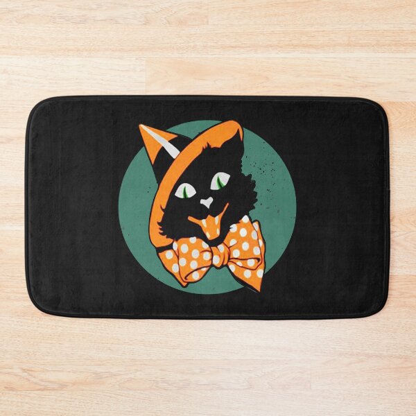 Item preview, halloween black cat vintage shirt designed and sold by JARELYSHOP.
