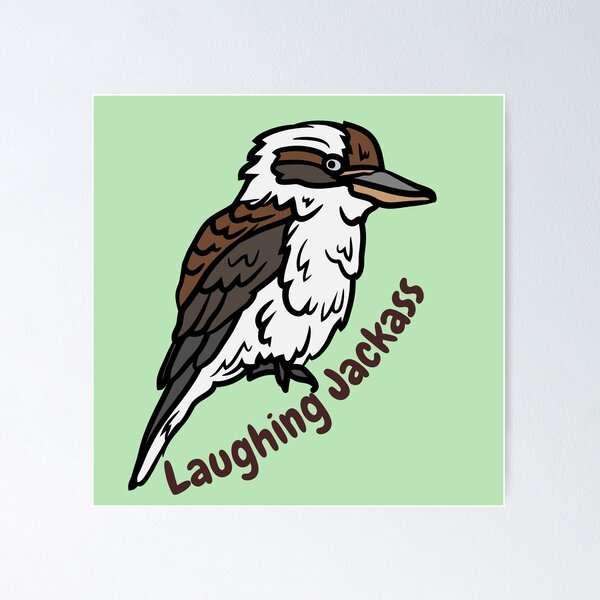 Item preview, The Laughing Jackass Kookaburra-Dont Make Me Laugh designed and sold by Red-ElYoubi.
