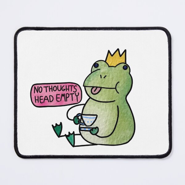 Item preview, No Thoughts Head Empty Frog designed and sold by tangerine-trees.