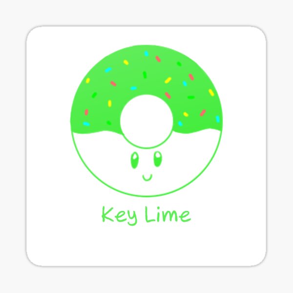 Key Lime Donut Sticker