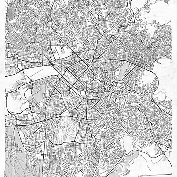 Artwork thumbnail, Ankara Map Line by HubertRoguski