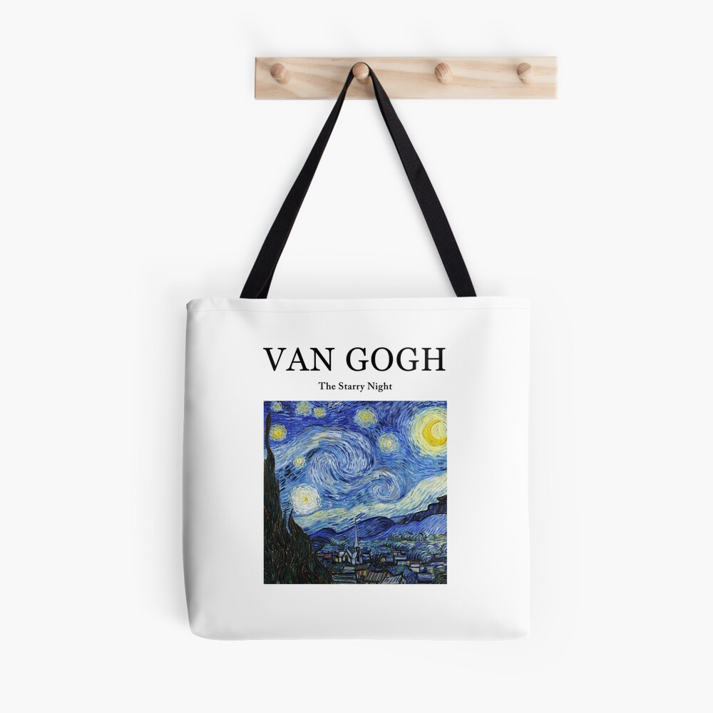 Van Gogh Starry Night Collage, Vincent Van Gogh Paintings Bolsa Tote