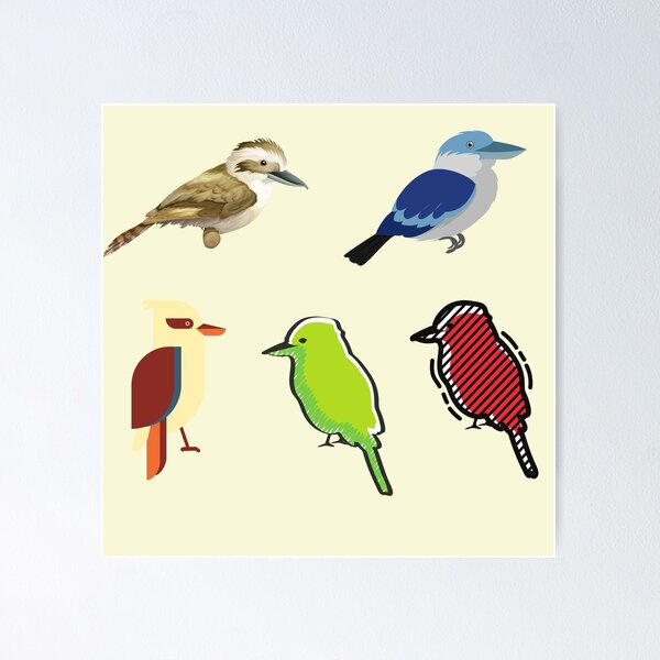Item preview, The Laughing Jackass Kookaburra Set Pack designed and sold by Red-ElYoubi.
