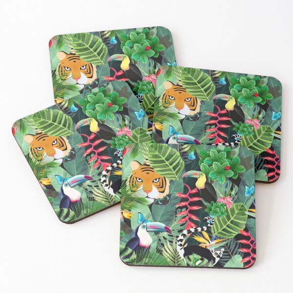 Item preview, Tropical Jungle Pattern  designed and sold by MarcSabuncu.