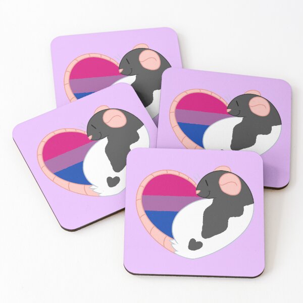 Item preview, Bisexual Pride Rat designed and sold by Dandyrats.