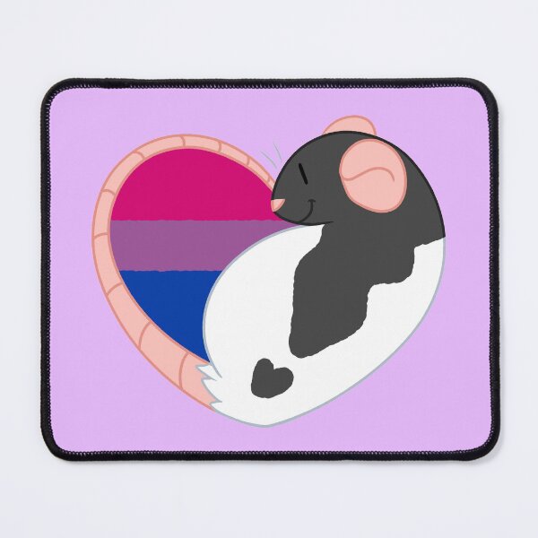 Item preview, Bisexual Pride Rat designed and sold by Dandyrats.