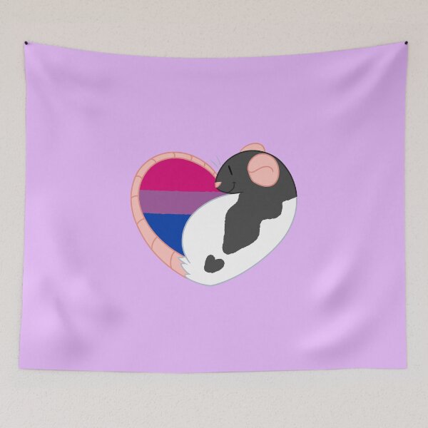 Item preview, Bisexual Pride Rat designed and sold by Dandyrats.