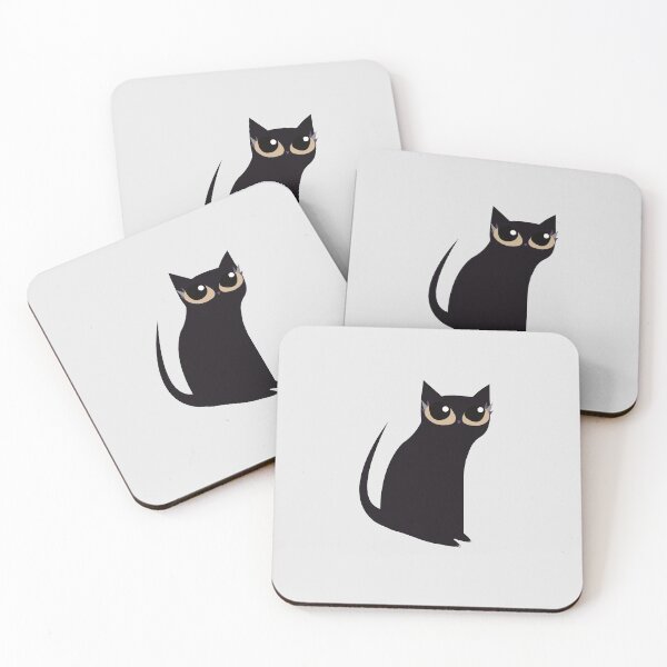 Item preview, Cute Black Big Eye Kitten  designed and sold by maisiriva.
