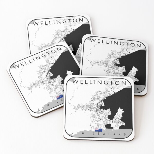 Item preview, WELLINGTON MAP NEW ZEALAND designed and sold by hatimelhag.