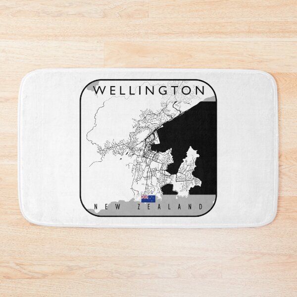 Item preview, WELLINGTON MAP NEW ZEALAND designed and sold by hatimelhag.
